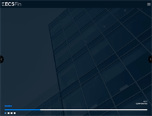 Tablet Screenshot of ecsfin.com